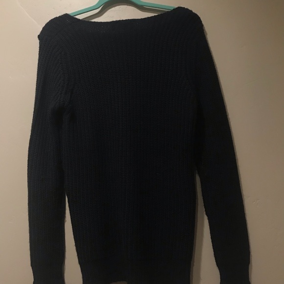 Oversized navy sweater - Picture 3 of 4